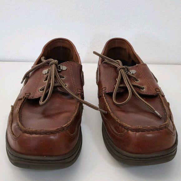 SEBAGO Clovehitch II Mens 14 Brown Leather Boat Deck Shoes 24343 Loafers Resort main image 9